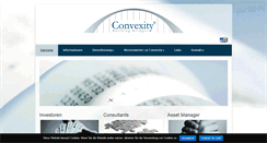 Desktop Screenshot of convexity.de